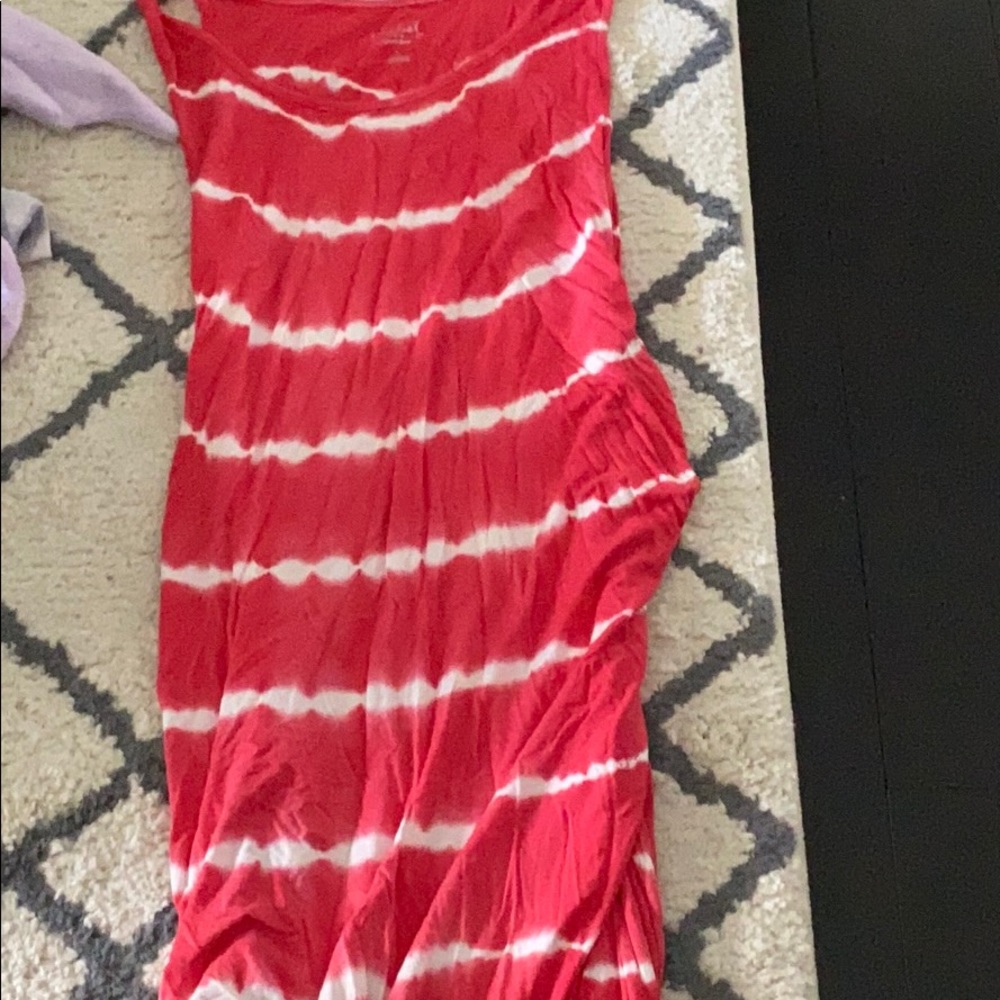 Long maxi maternity dress
